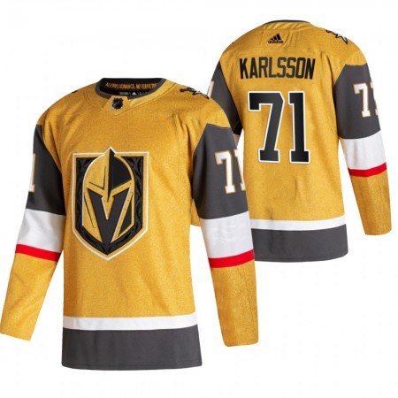 Män Ishockey Vegas Golden Knights tröja William Karlsson 71 2020-21 Tredje Authentic